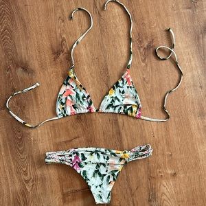 Stone fox swim lay bikini, set size medium